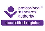 logo of the Professional Standards Authority's accredited registers scheme